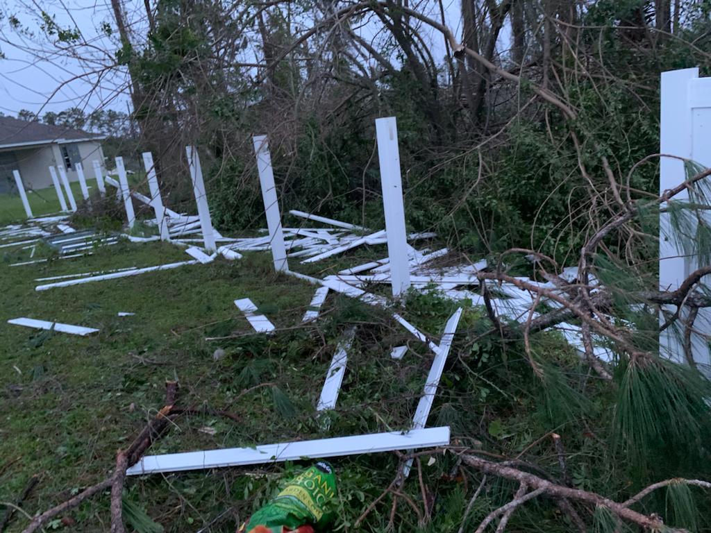 Dell'Armi Law-Hurricane Ian- Property Damage-Fence